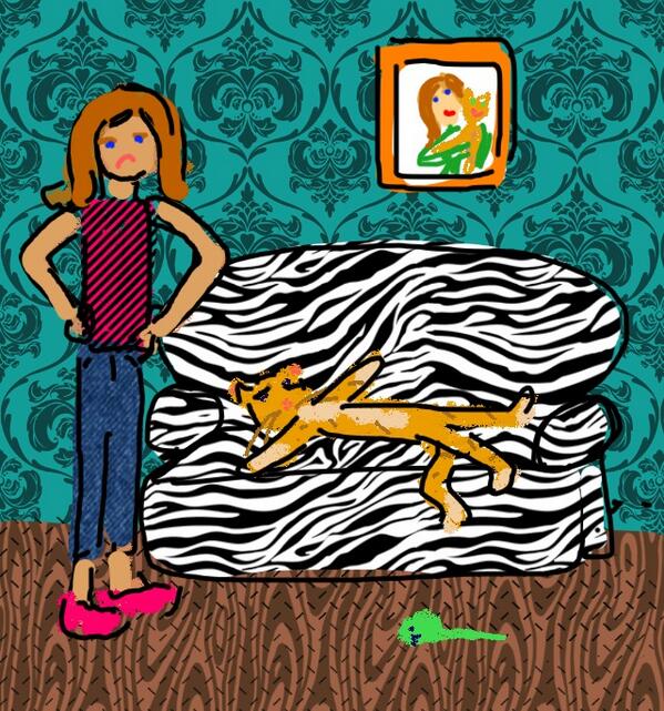 EllaBellaKitty's tweet photo. RT @PrettyKitties53 Mayor of the couch http://t.co/rY5q3XjlUn