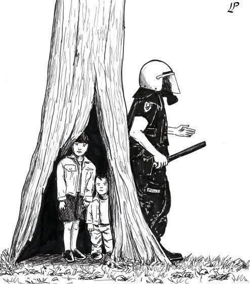 İtalyan çizer Paolo Lombardi Gezi'yi çizmiş..