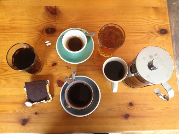 DoctorChrisVT's tweet image. Filming about caffeine for BBC2 "Trust Me I'm a Dr". Which of these do you think has the most? #BBCScience