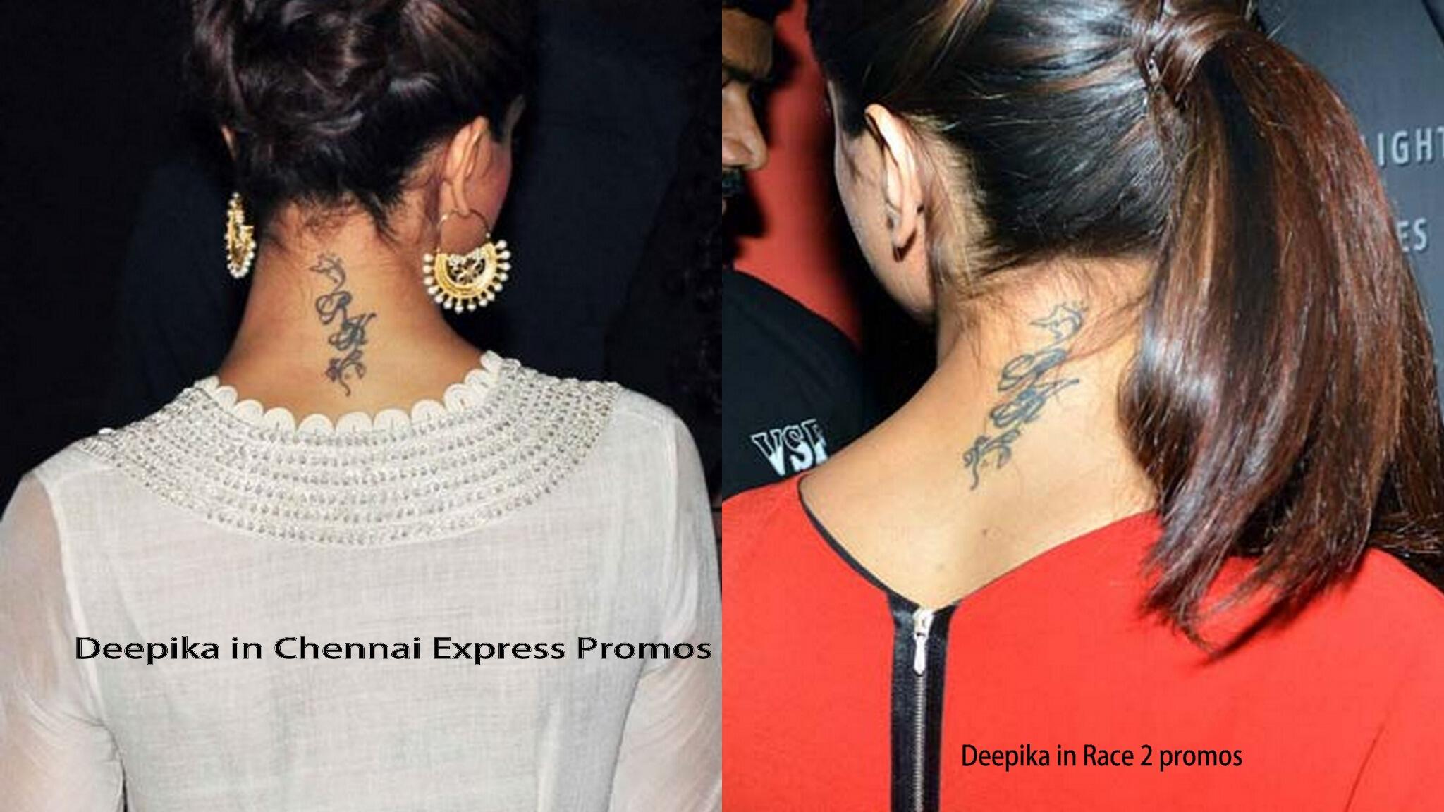 Video Deepika Padukone on the mystery of RK tattoo Im not sure  Hindi  Movie News  Times of India