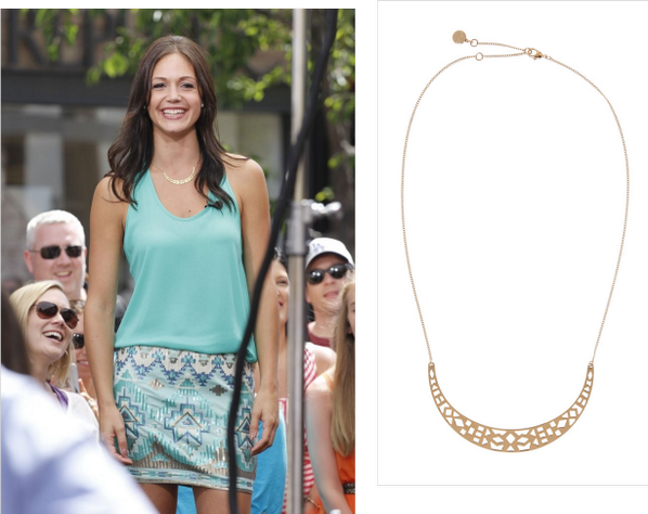 stelladot's tweet photo. We spy the Avalon Crescent Necklace on @DesHartsock - love her look! http://t.co/OpaVh5Lwu3 http://t.co/cTKx2y9RK3