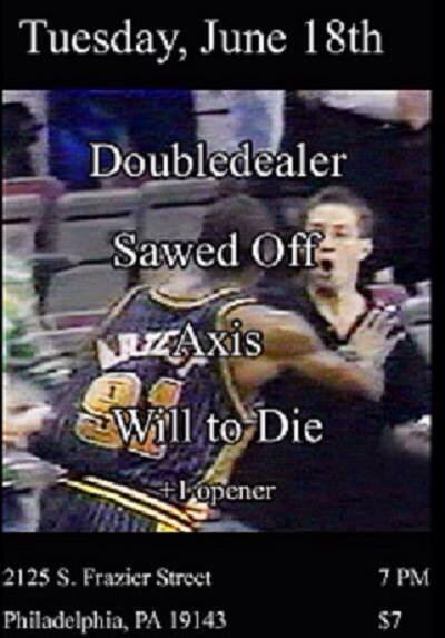 Yo this is tonight in Philly w/ <a href="/doubledealerhc/">Doubledealer</a> <a href="/SAWEDOFFHC/">SAWED OFF</a> and Axis. RT