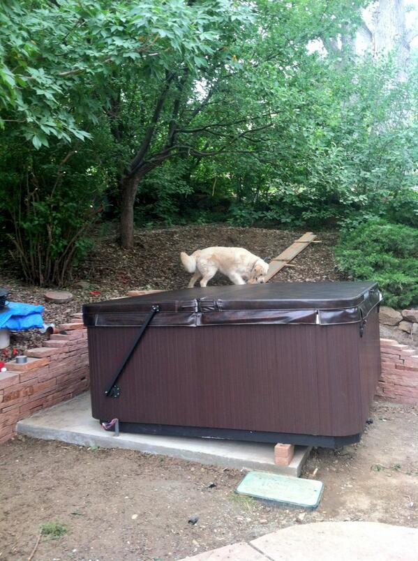 Possibly the best day of my life #hottubinstallation