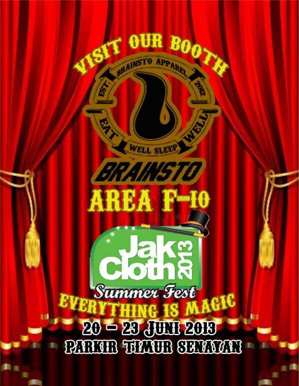 Di booth kita nanti ada beberapa Brand yang kece juga loh seperti @heydomba <a href="/PushStreet/">Push Street Wear</a> dan <a href="/itsrollyjolly/">Rolly Jolly</a> :) seeyou