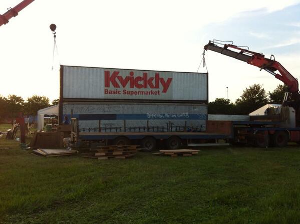 Heidiibsen's tweet photo. Så er Kvickly ankommet på #RF13 http://t.co/ITgKDMlsey