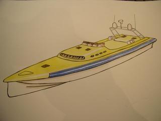 This was our first pencil sketch three years ago. I don't think we were are out