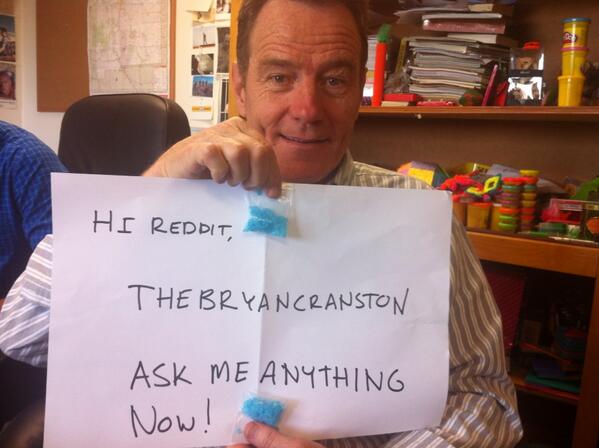 Bryan Cranston AMA