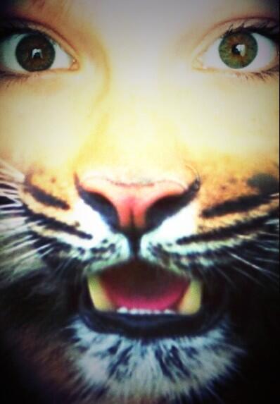 ShayyShayra's tweet photo. Siiiiiick edit I made #dope #tigress #selfie http://t.co/QrGlLD9D8A
