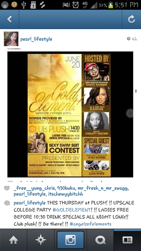 bleu____'s tweet photo. !!!!!!!!!!!!!!! BE THERE THURSDAY NIGHT AND FOLLOW ME ON IG  @PEARL_LIFESTYLE http://t.co/MmDhNwg6HW