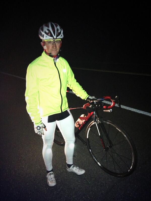 WRBRAAM's tweet photo. @Nate_Brown86 is highly visible climbing wolf creek pass last night in his @pearlizumi hear #RAAM2013 ##WRBRAAM http://t.co/fl5LrVpoJI