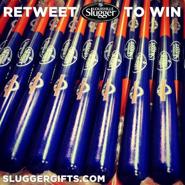FOLLOWERS TO RETWEET are eligible to win one of these #ASG beauties available on sluggergifts.com. <a href="/Mets/">New York Mets</a>