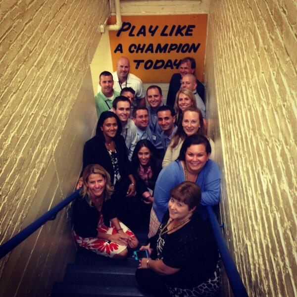 The class of #SMI14 walking the steps of history #PlayLikeAChampionToday