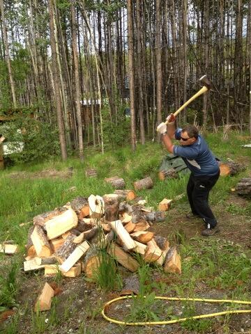 What does 1 do in the loops on a Tuesday? Bad news, my wood and I just split! :)