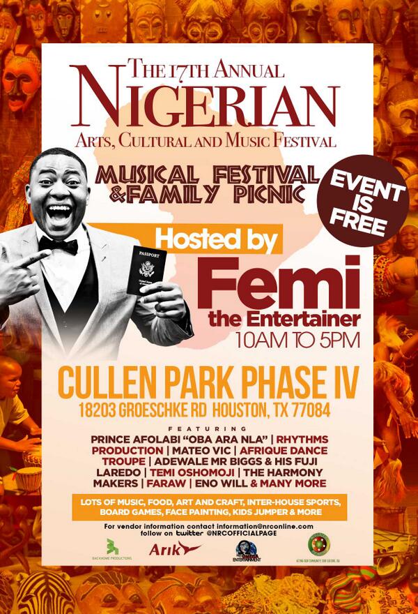 sirfunshi's tweet image. The only place to be on July 4th in Houston is the #NRC2013 picnic/festival. It is going to be too much fun.