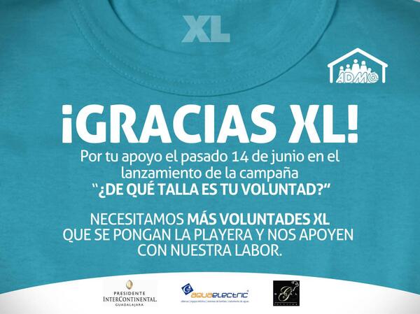 ¡GRACIAS XL! A quienes asistieron al evento de lanzamiento de la campaña ¿DE QUÉ TALLA ES TU VOLUNTAD?