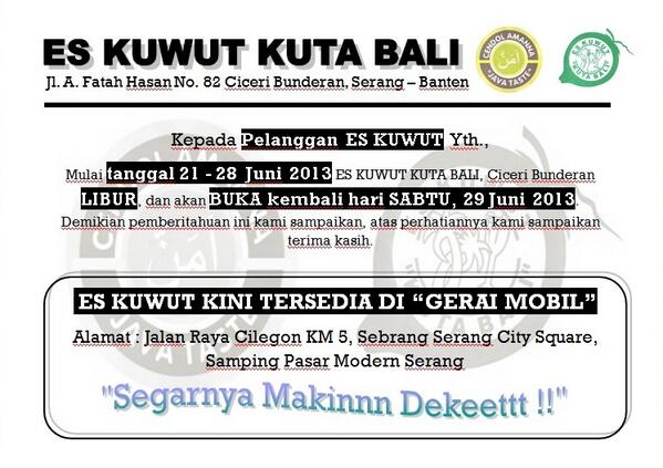 Es Kuwut Kuta Bali (@EsKuwutKutaBali) / Posts / X