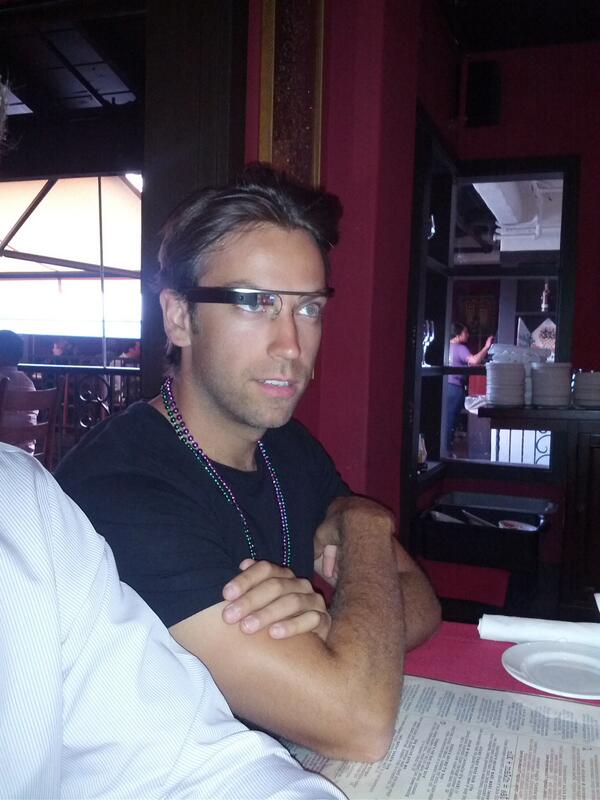 sophiefmiller's tweet image. .@s_leistner meets #projectglass. &quot;OK glass, navigate to Miami Beach.&quot;