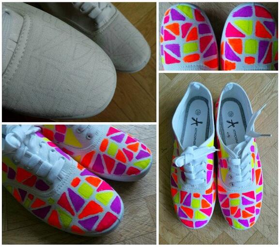 modesTalka's tweet image. Krāsaini laukumi uz kedām. pinkchocolatebreak.com/2013/03/20/diy…