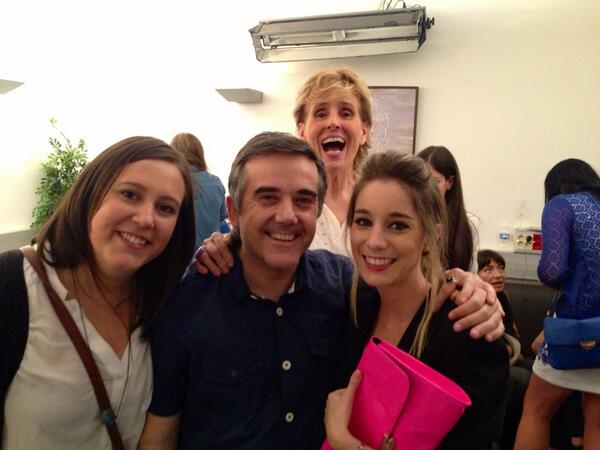 Maria_Zambrana's tweet photo. Tras la final de #GHCatorce las becarias con #elSúper y #MercedesMilá! @florenabad @lomeke http://t.co/ujxEUTyDv3
