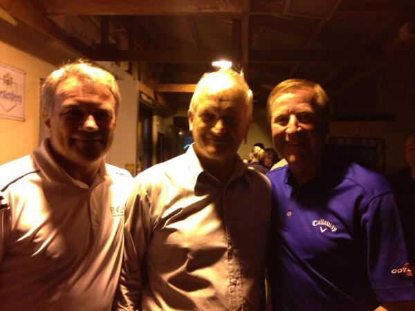 Our main man Mr. H with legends Ray Houghton &amp; Ronnie Whealan #happydays