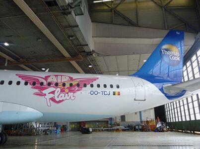 baptistevod's tweet photo. Zou je Thomas Cook Airlines een airline met flair kunnen noemen, @FlairBelgie? Check this out: http://t.co/l87nbR9WHt