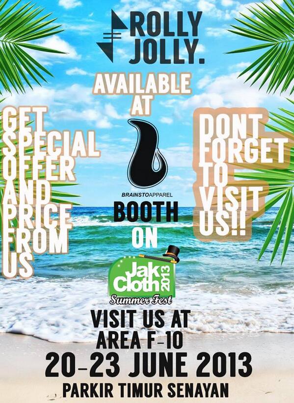 Dont forget to visit <a href="/brainstoapparel/">Brainsto apparel</a> Booth tomorrow, Rolly Jolly are available on jakcloth! get our special offer :D