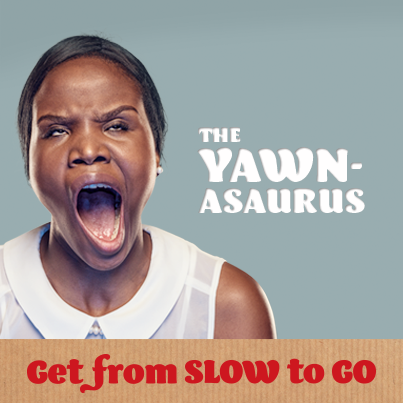 WildBeanSA's tweet image. #Yawnasauras: Stuck in a state of perpetual yawn, with a mouth like a giant black hole. Is this you? #SlowToGo