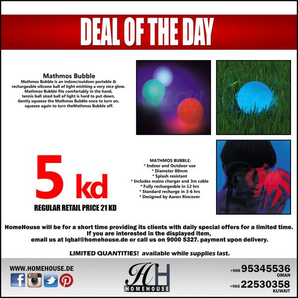 HomeHousede's tweet photo. deal of the day -Mathmos Bubble http://t.co/yxJQT7WMif