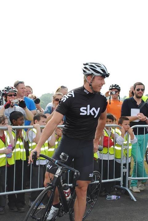 Great fun with <a href="/chrishoy/">Sir Chris Hoy</a> at odd down cycle track this morning <a href="/bathnes/">B&NES Council</a>