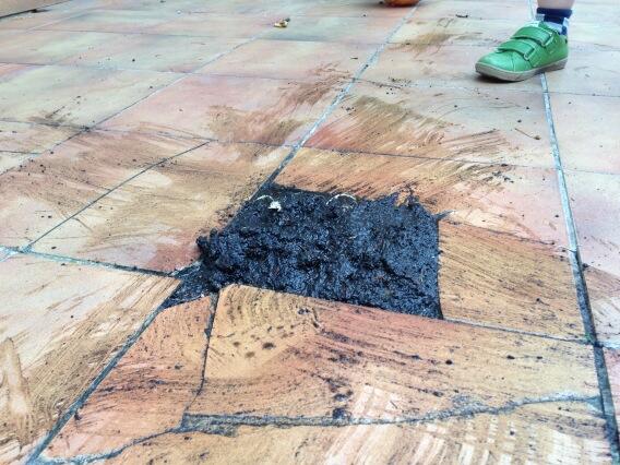 Een mooie dag om een perzikpit te planten, dachten mijn kinderen. #zomerkriebels