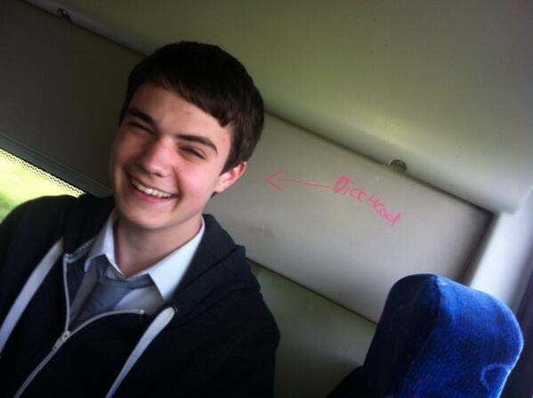 Looks like poor <a href="/Emmett_Harper/">Emmett</a> picked the wrong seat #profanity <a href="/GemmaCarlin/">Gemma Carlin</a>  <a href="/Seandolan4/">Sean Dolan</a> <a href="/laura_young1/">Laura Young</a>