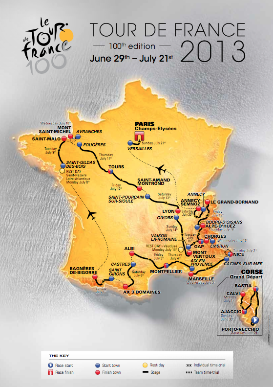 10 days left and here we go for the 100th Tour!  #TDF