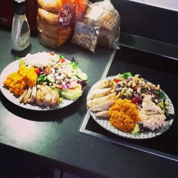 FLAMESSSSSS ! eating like champs !