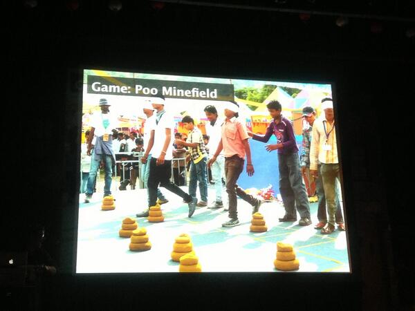 Shuyi_'s tweet photo. Award winning Game: poo mine field. #NYC #GFC13 #india&amp;africa project http://t.co/5deg7Tdop8