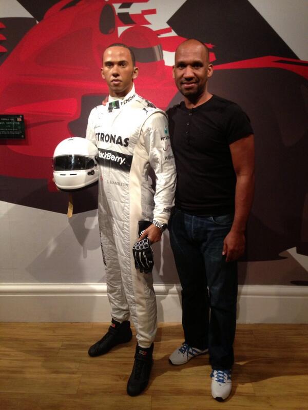 myspar's tweet image. Owen and Lewis Hamilton # F1 current what an experience  MT
