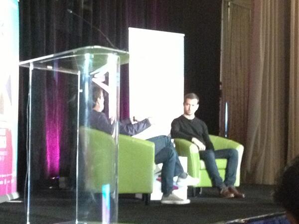 CekiSalem's tweet photo. . @jack dorsey @biz stone, founders of Twitter talking to Endeavor entrepreneurs at the #endeavorsummit in SF. http://t.co/dKFV9WwTlf