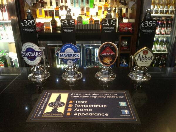 SanderlingGLA's tweet photo. Maverick 4.2% #fynealesbrewery, Wildcat 5.1% #cairngormbrewery  #glasgowbeer  #GLA_Airport http://t.co/nzDxhdLvDi