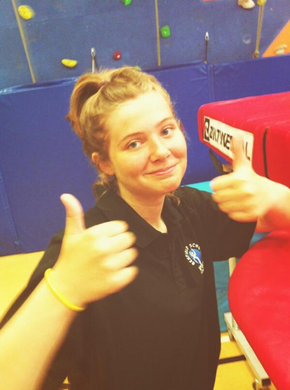 Paige Smith "excited to be here! It's going to be epic 'cos were going to win!"