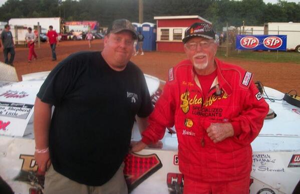 #ThrowbackThursday meeting the Legendary Red Farmer at #TalladegaShortTrack