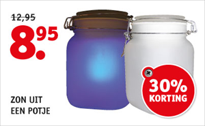 Fixet's tweet photo. #Zonuiteenpotje. Overdag laadt hij op door #zonlicht ‘s avonds een gezellige #sfeerverlichting. Van 12.95 voor 8.95 http://t.co/8kk5wrRfgV