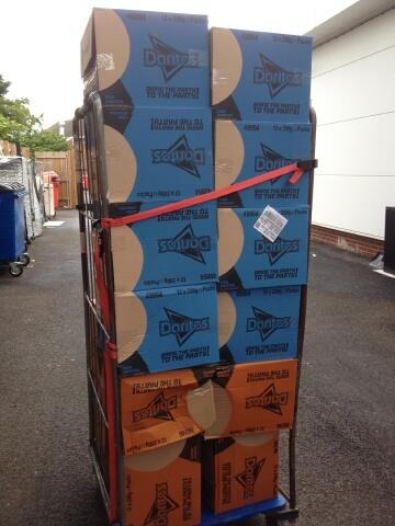 TescoUpton6540's tweet image. Not what you want on a delivery when you are trying to clear the warehouse! #warehouseevent #teamwestongrove