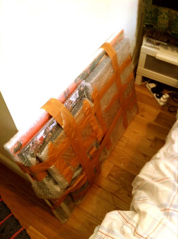 donorgasm's tweet image. Nothing like packing to remind you how useful #maskingtape is.