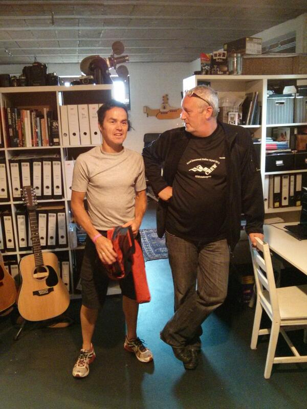 Race Director Gerrit Schellens (drievoudig winnaar in Stein) is gearriveerd! #triathlonstein