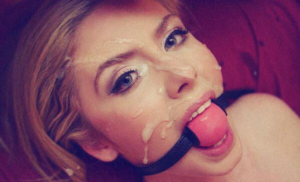Ejaculation snapchat lingerie gagging