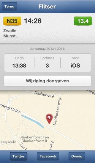 Flitser op de N35 bij hmp 13.4 flitsmeister.nl/MCWReK