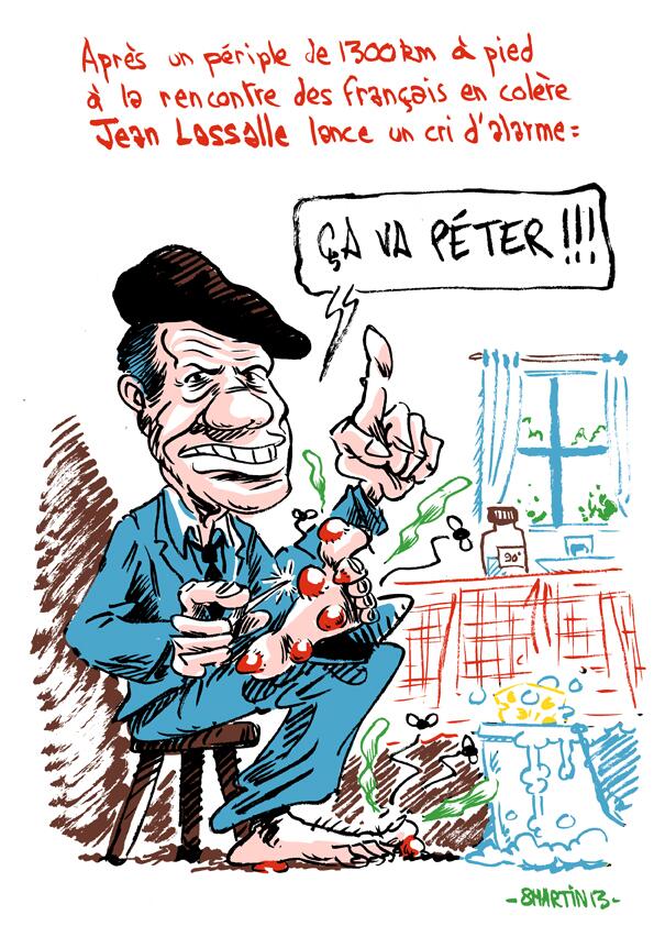 Lassalle rentre de pélerinage, et ça sent pas bon....#dessin