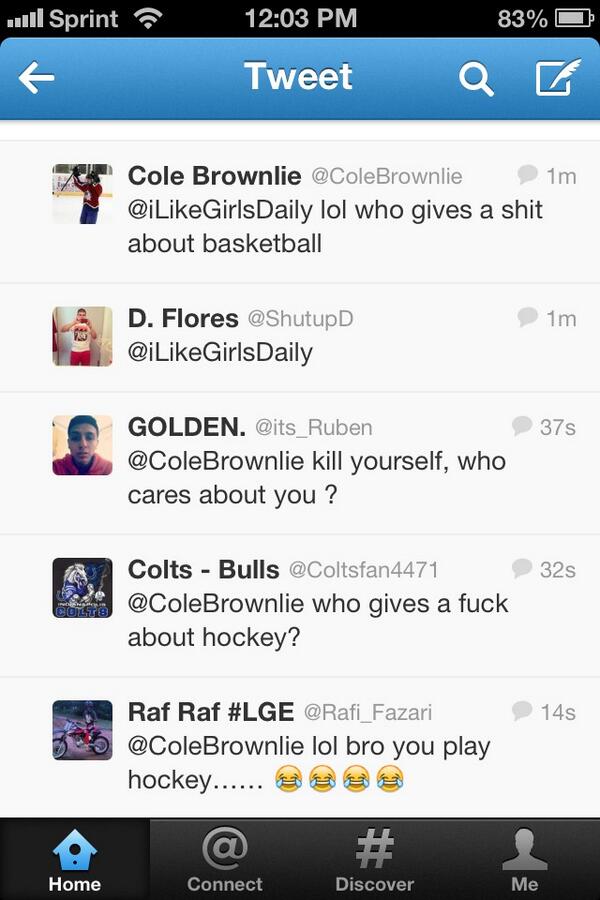 tendyproblem's tweet image. This guy getting hate for playing hockey wow