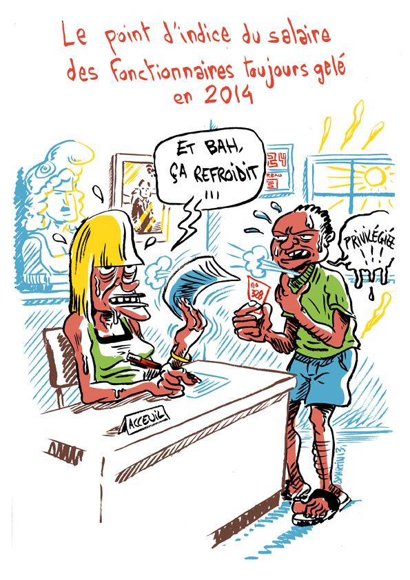 Raah, ces fonctionnaires, des sacrés privilégiés ! #dessin