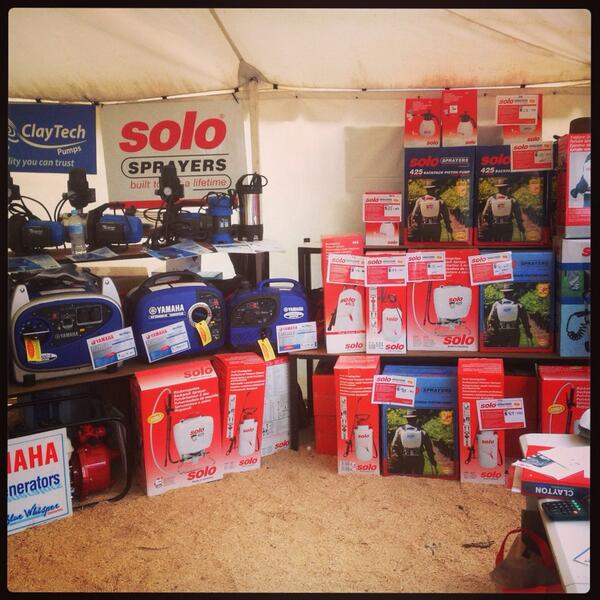 SOLOsprayersAus's tweet photo. We are at Primex 2013, SOLO display looking good! #solosprayers #primex2013 #gardening #watchyourgardengrow #farmer http://t.co/8n2zGzveBJ