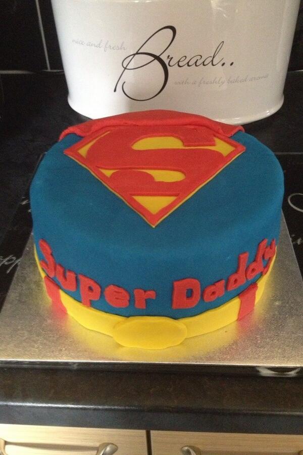 #superman #cake #birthday
